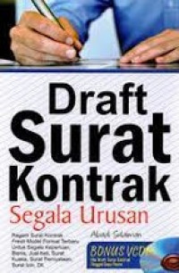 Draft Surat Kontrak Segala Urusan