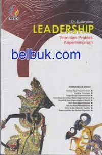 Leadership Teori dan Praktek Kepemimpinan