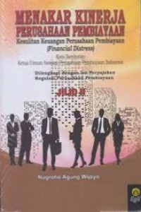 Menakar Kinerja Perusahaan Pembiayaan Kesulitan Keuangan Perusahaan Pembiayaan (Financial Distress)