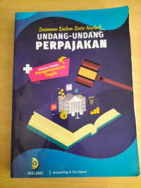 Susunan dalam satu naskah Undang-undang perpajakan